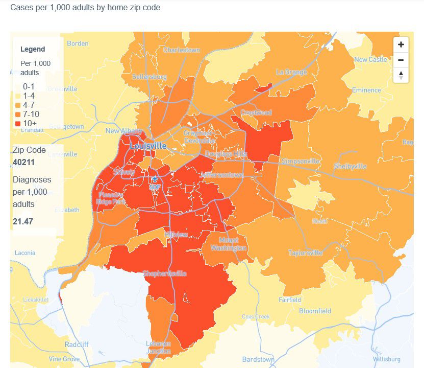 Flu map